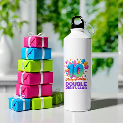 10th Birthday Double Digit Sipper