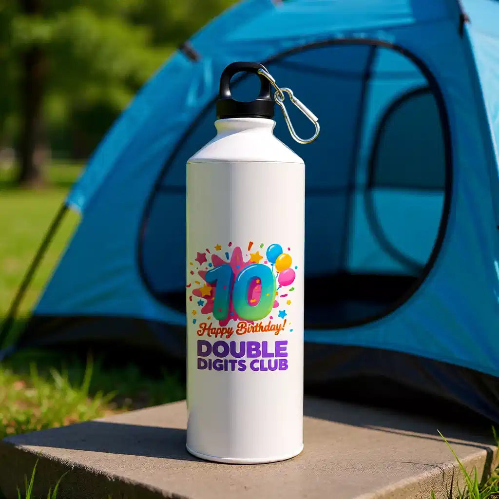 10th Birthday Double Digit Sipper