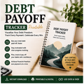 Debt Payoff Tracker printable planner with debt payment tracking and financial progress