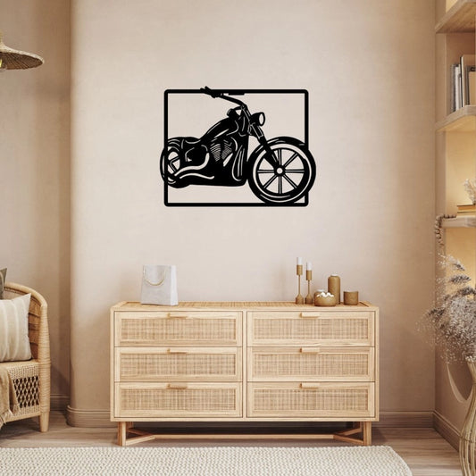 Lovely Bike Metal Wall Art