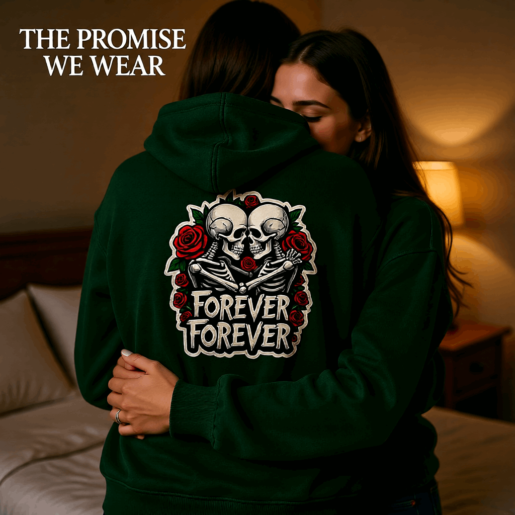 Forever Skeleton Oversized Hoodie