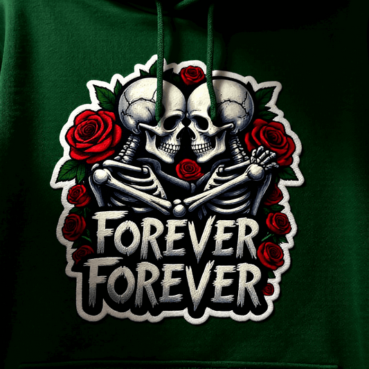 Forever Skeleton Oversized Hoodie
