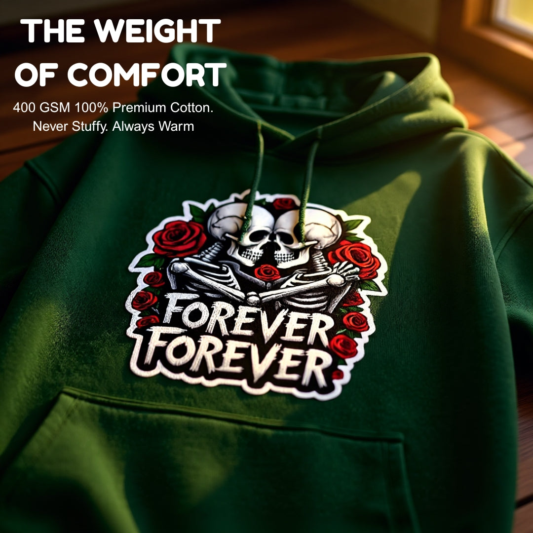 Forever Skeleton Oversized Hoodie