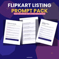 50 Flipkart Listing ChatGPT Prompts — Titles, Key Features, Search Keywords & Ads — Instant Download PDF
