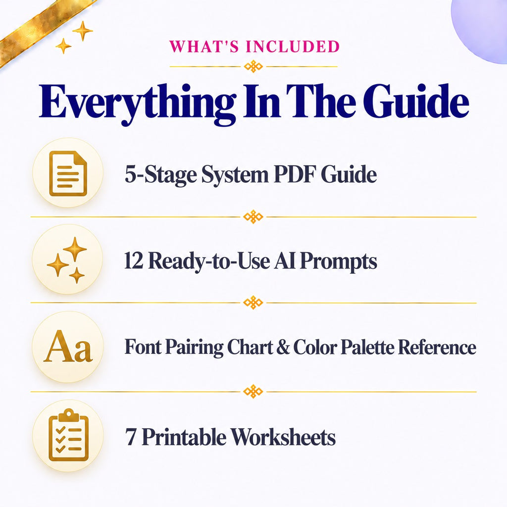 How to Design Your Own Wedding Invitation — AI Prompts, Fonts &amp; Canva Guide | Instant Download PDF