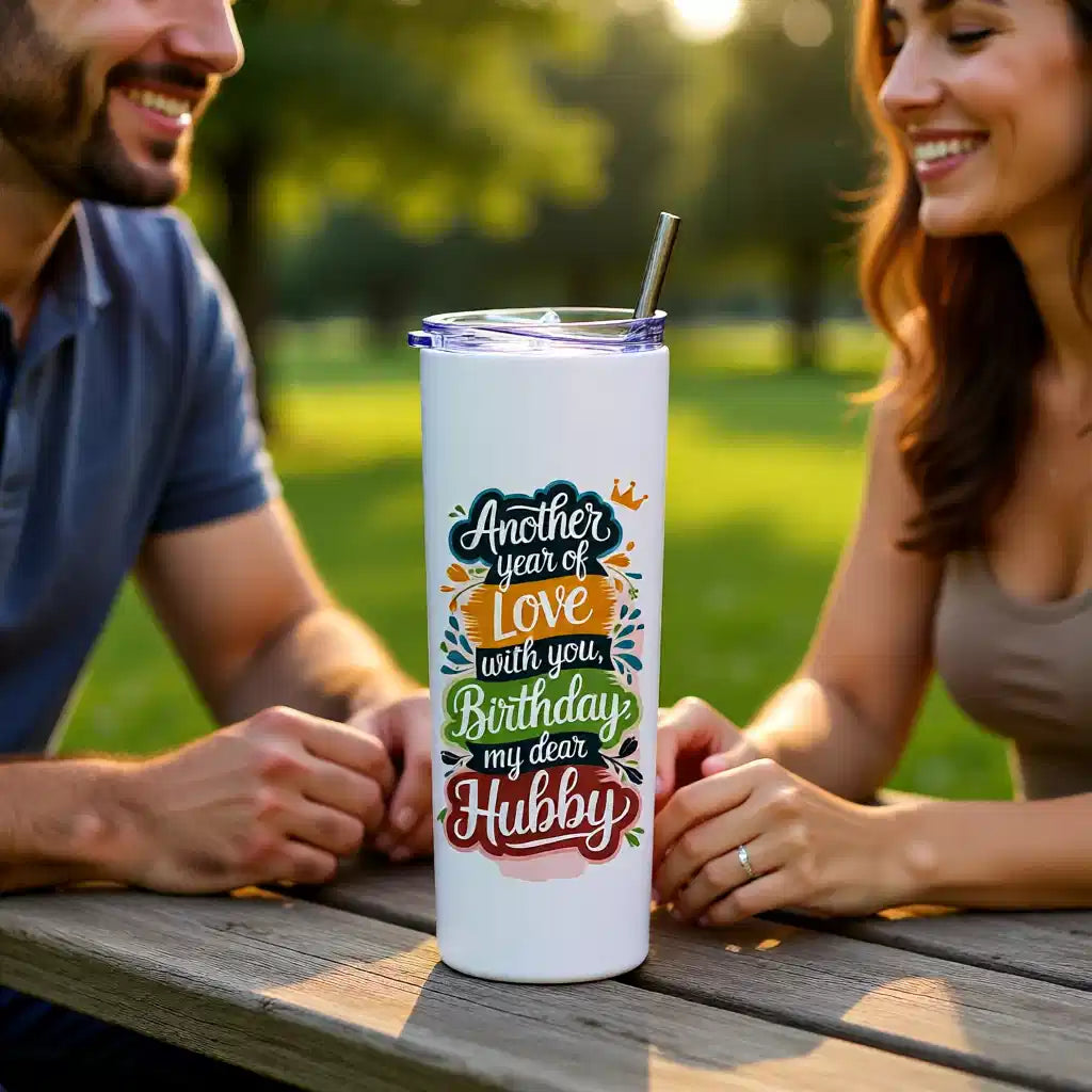 Birthday Hubby Tumbler Bottle
