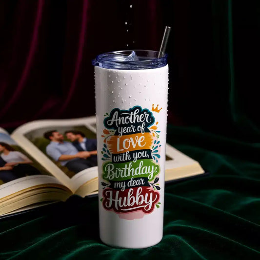 Birthday Hubby Tumbler Bottle