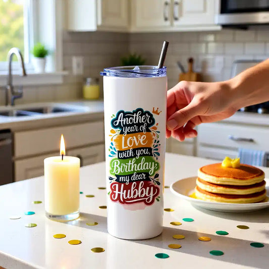 Birthday Hubby Tumbler Bottle