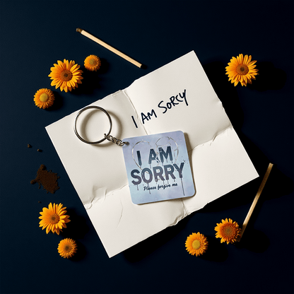I AM SORRY Keychain