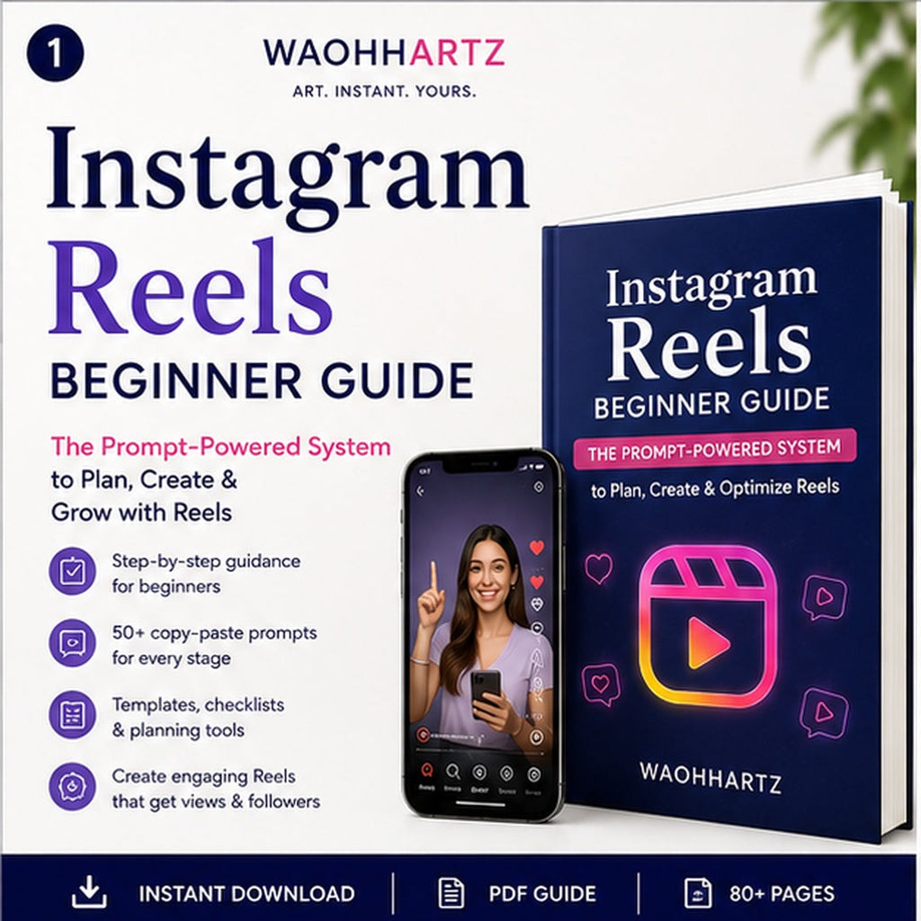 Instagram Reels Beginner Guide — prompt-powered digital guide for planning and creating Reels