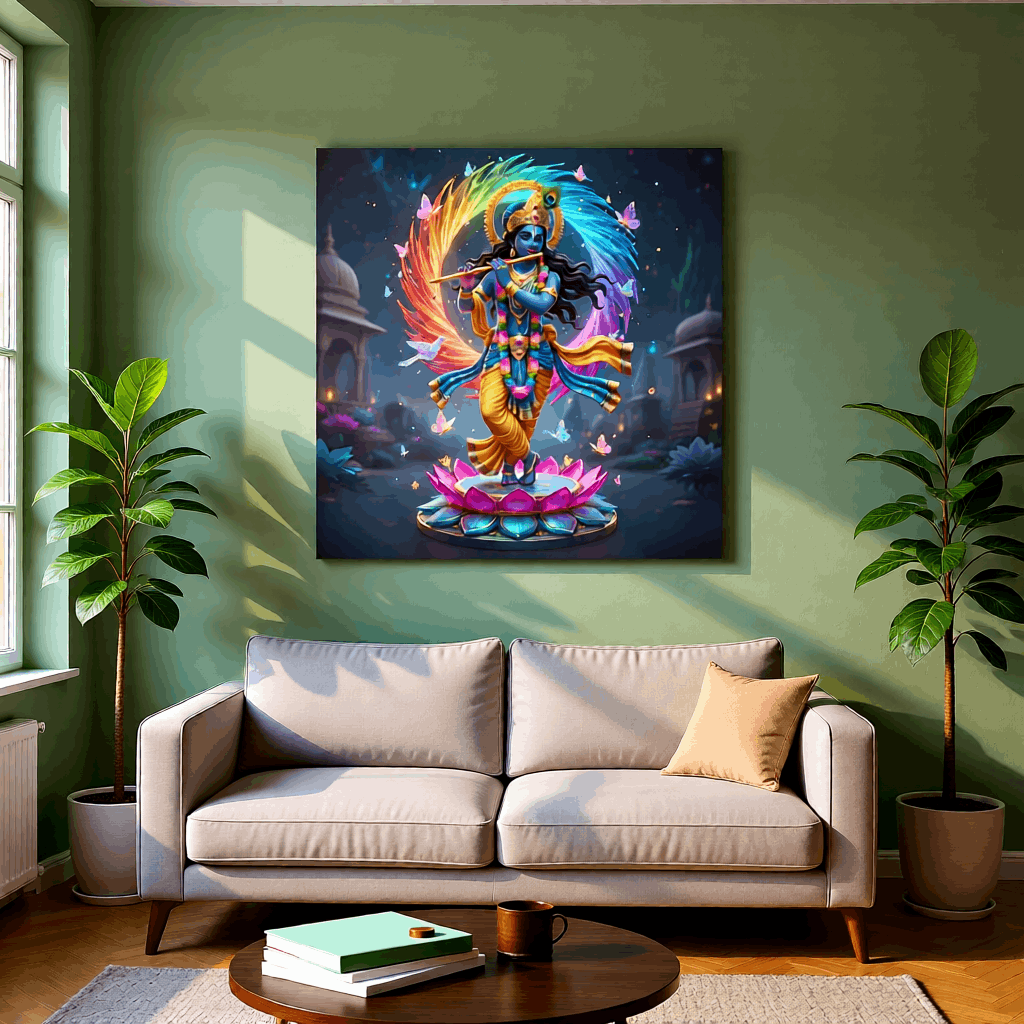 Krishna Acrylic Wall Art
