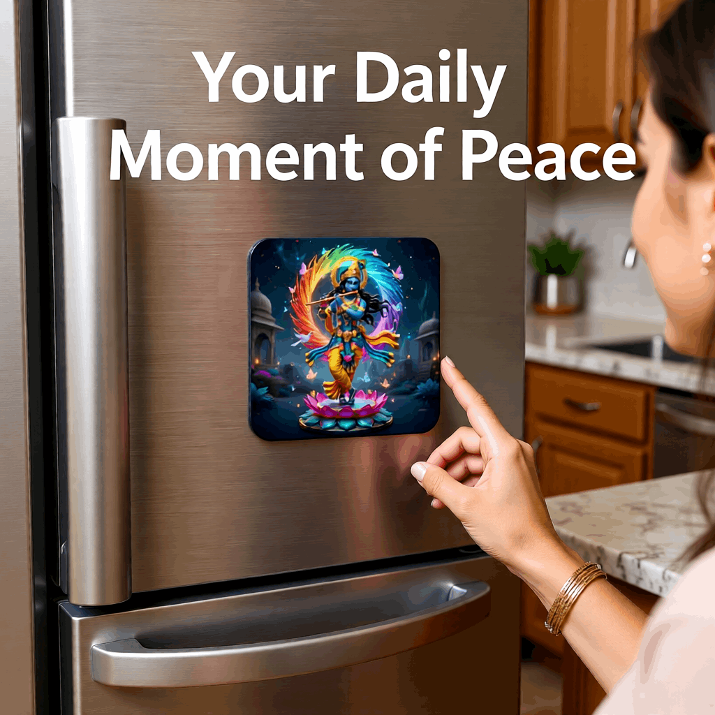 Lord Krishna Fridge Magnet