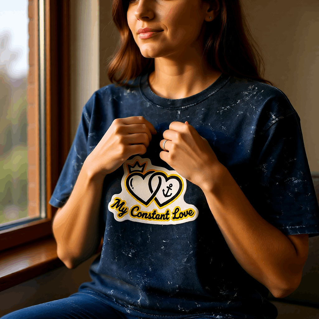 My Constant Love Unisex Acid Washed Oversized Tee