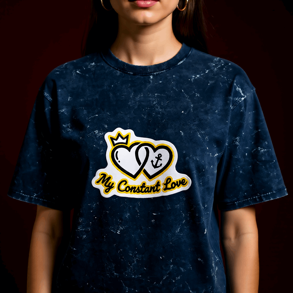 My Constant Love Unisex Acid Washed Oversized Tee