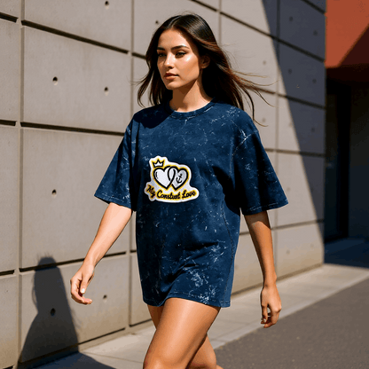 My Constant Love Unisex Acid Washed Oversized Tee