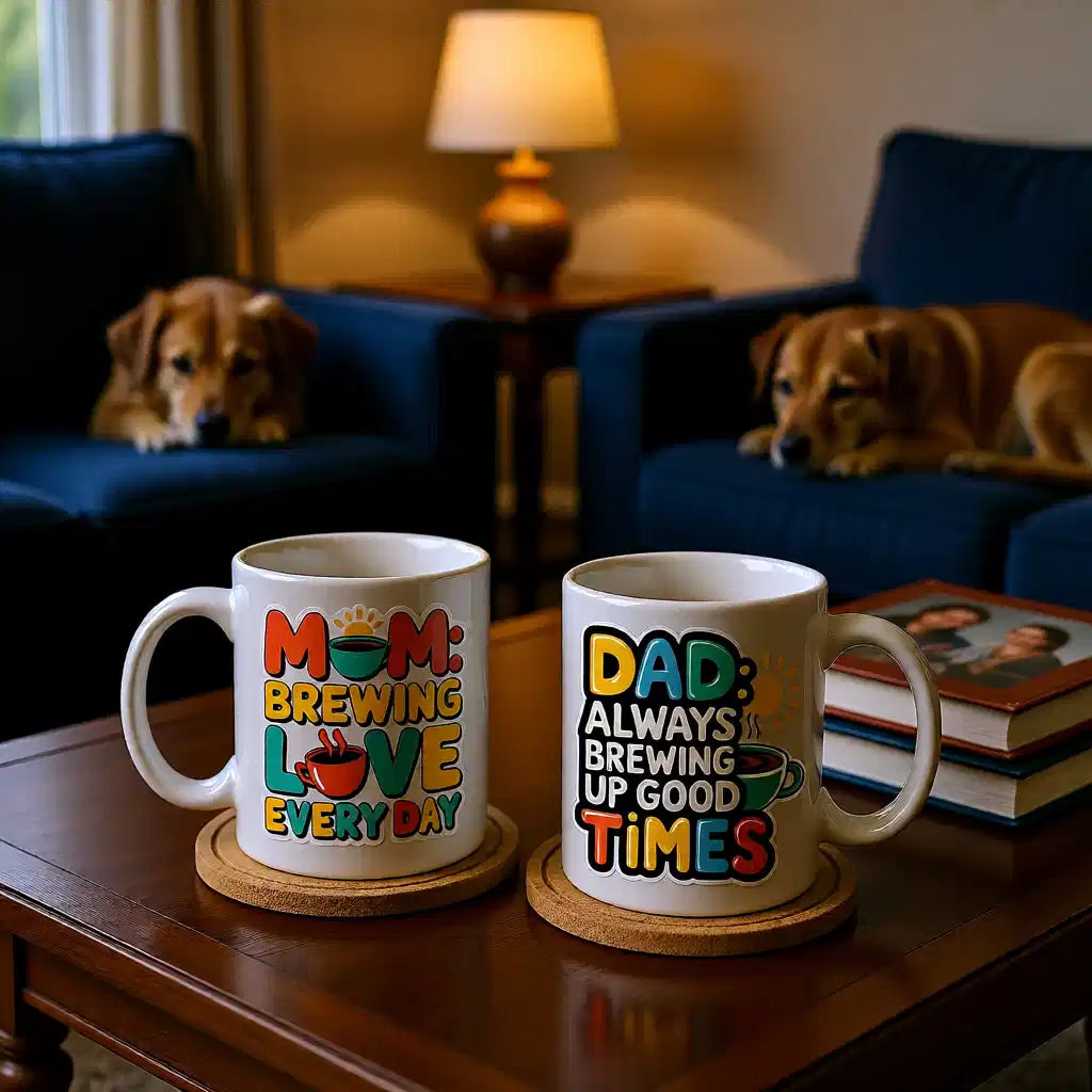 Parents Couple Brewing Love Mugs
