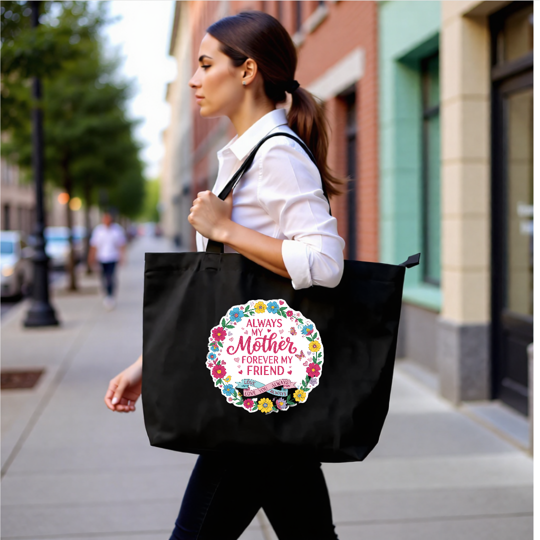 My Mom Large Tote Bag