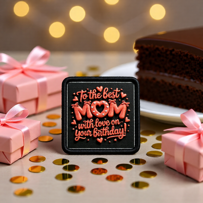 To The Best Mom Embroidery Patches