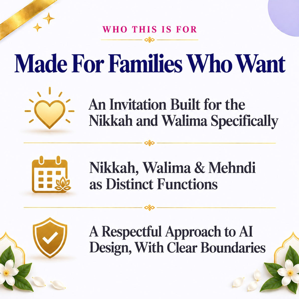 Muslim Nikkah &amp; Walima Invitation Prompt Pack | Nikkah, Walima &amp; Mehndi | Instant Download PDF