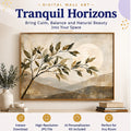 Neutral Japandi botanical printable wall art with AI personalization kit