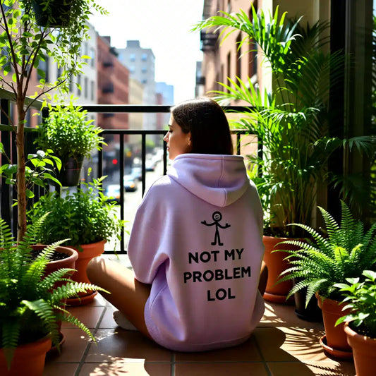 Not My Problem LOL Unisex Oversized Hoodie