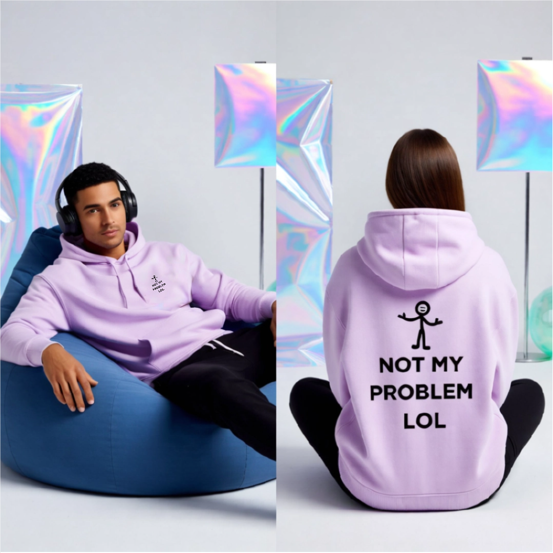 Not My Problem LOL Unisex Oversized Hoodie