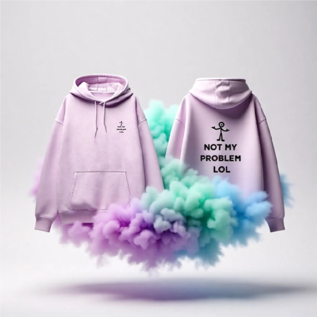 Not My Problem LOL Unisex Oversized Hoodie