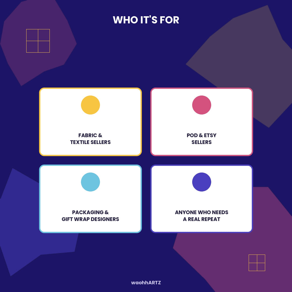 50 Seamless Pattern Design AI Prompts — Midjourney, DALL-E, Stable Diffusion — Instant Download PDF
