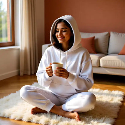 Plain White Oversized Hoodie