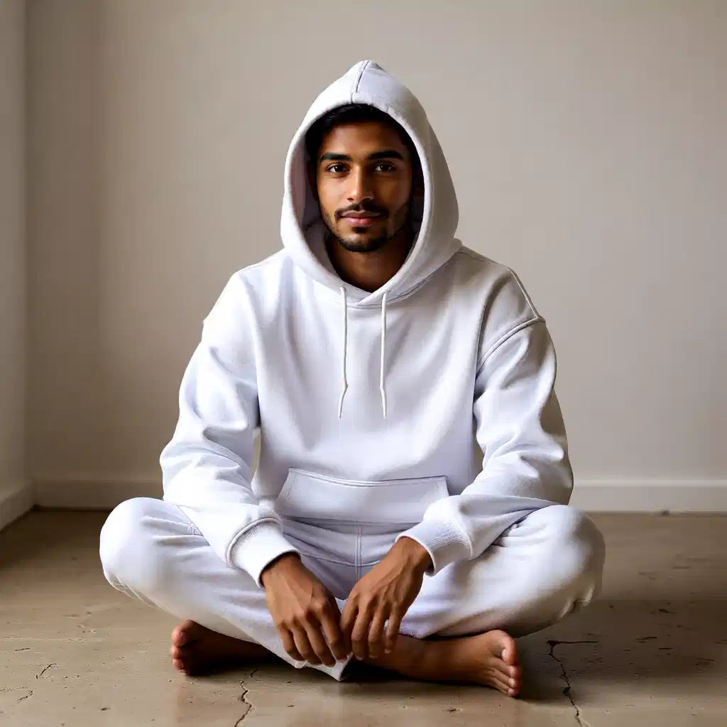 Plain White Oversized Hoodie