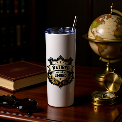 Retired But Legend Tumbler Bottle