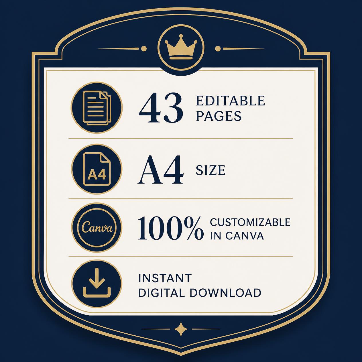 Product Launch Planner Template — Instant Download — Editable Canva 43-Page A4 Business Planner