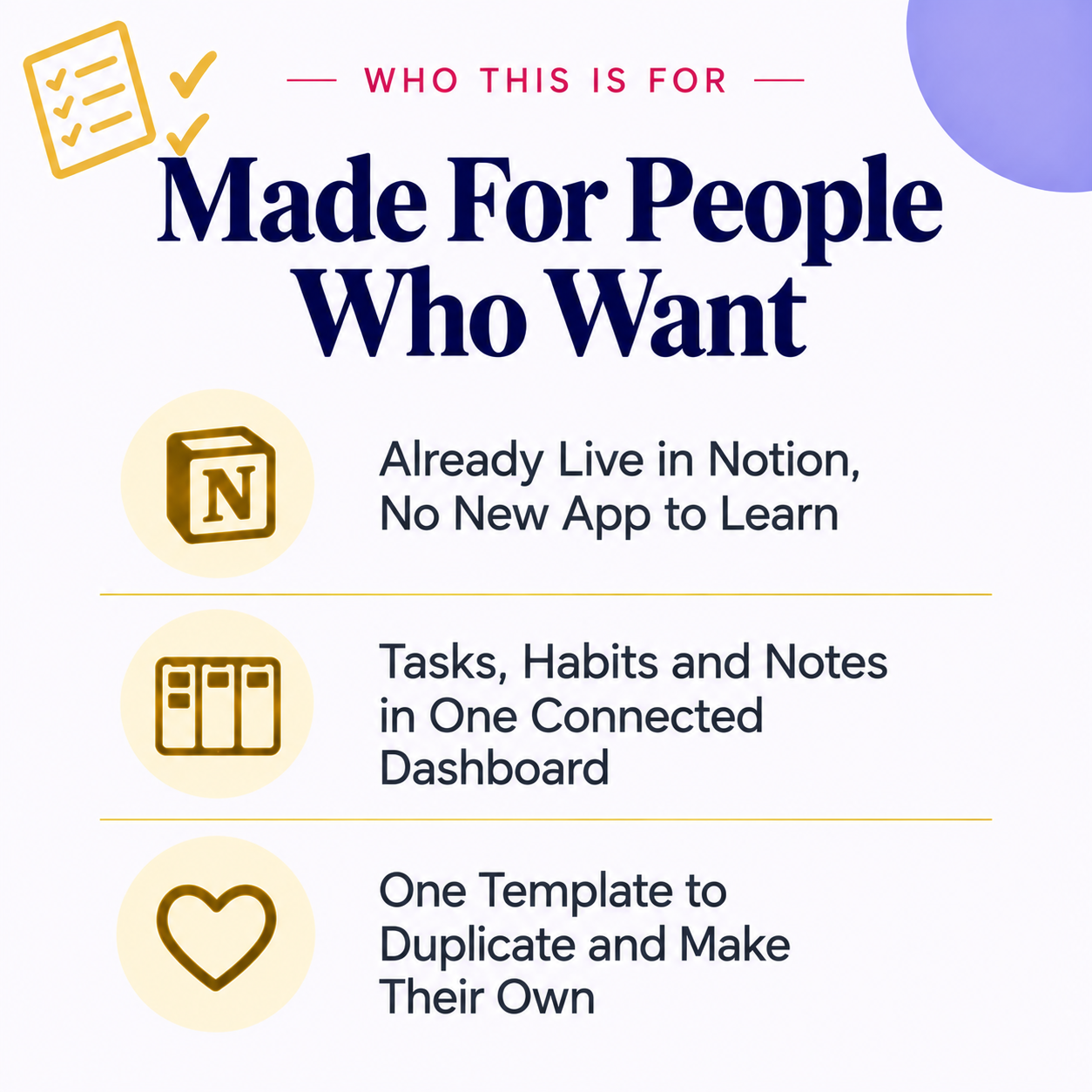 All-in-One Daily &amp; Weekly Planner | Notion Template | Instant Download PDF