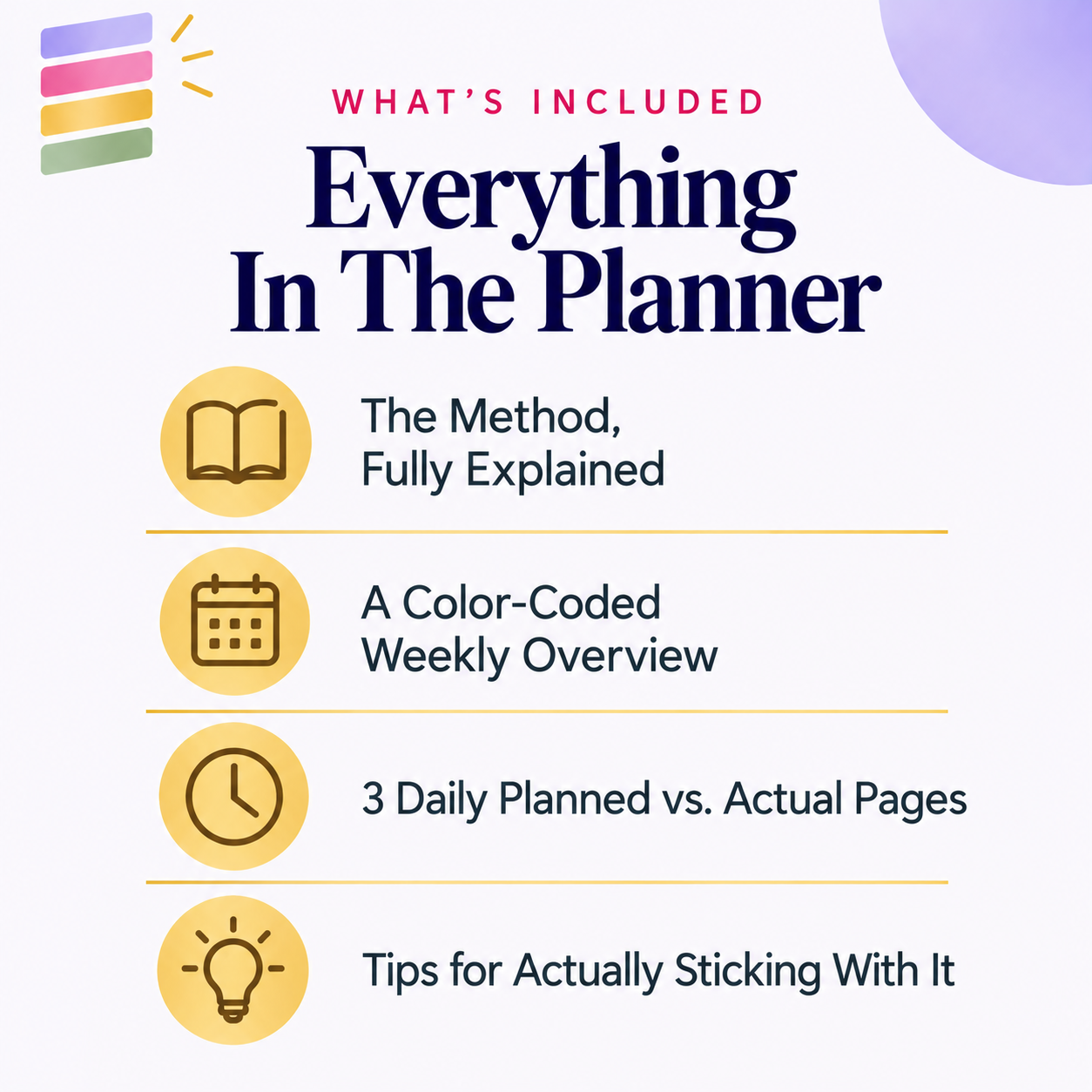 Time-Blocking Method Planner | Weekly Overview + Daily Pages | Instant Download PDF