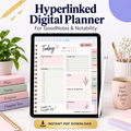 Hyperlinked Digital Planner for GoodNotes &amp; Notability | Undated, Tap-to-Navigate | Instant Download PDF