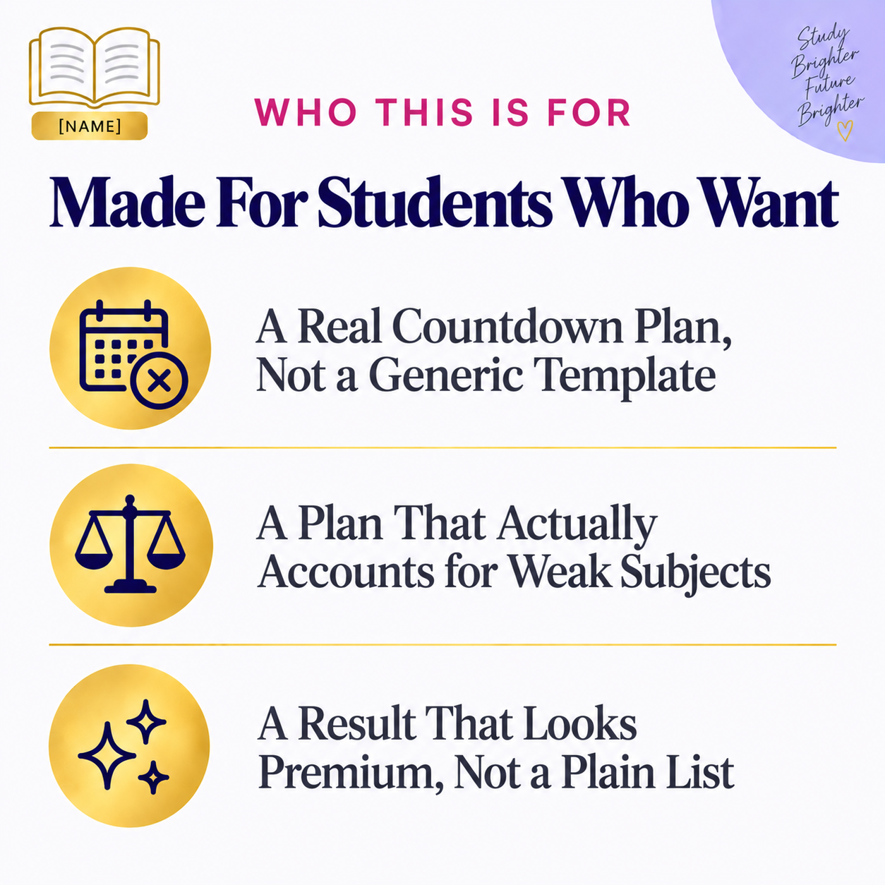AI Personalized Student Study Planner Prompts | Fill In Your Details, Get a Ready Planner | Instant Download PDF