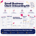 Small Business Client Onboarding Kit – 12-Page Printable PDF + Editable Canva Template