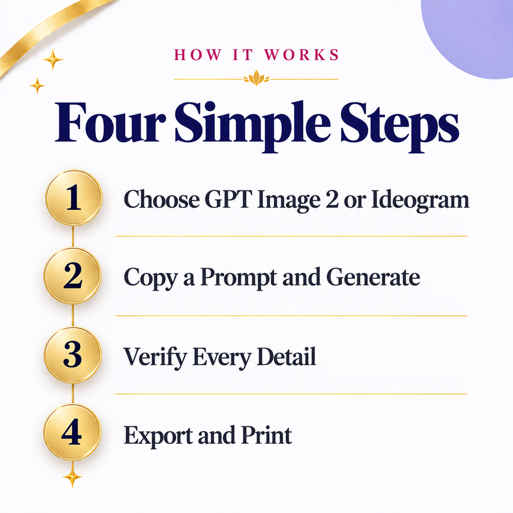GPT Image 2 &amp; Ideogram Prompt Pack — Print-Quality Wedding Invitations | Instant Download PDF