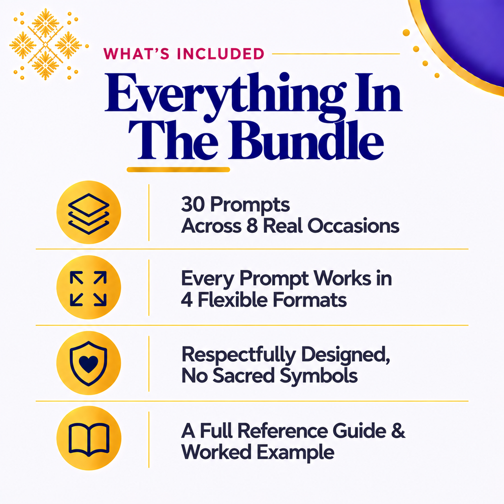 Sikh Wedding Background Prompt Bundle | 30 Prompts, 8 Occasions | Instant Download PDF