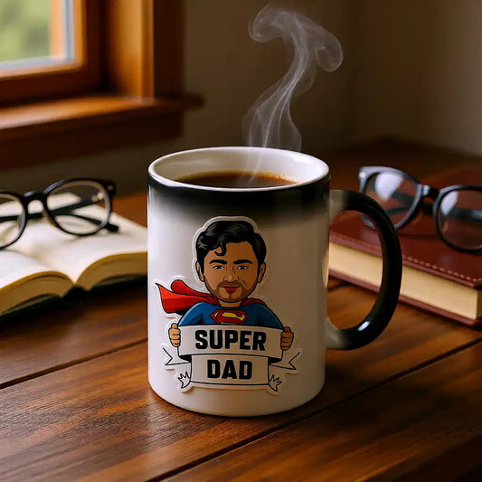 Super Dad Black Magic Mug