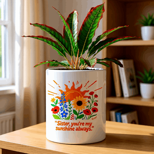 Sunshine Sister Ceramic Pot