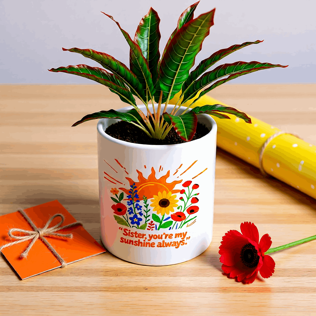 Sunshine Sister Ceramic Pot