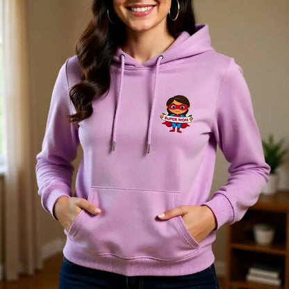 Super Mom Cropped Hoodie