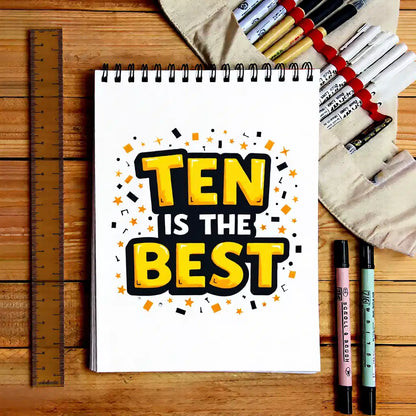 Ten Is The Best Sketchbook
