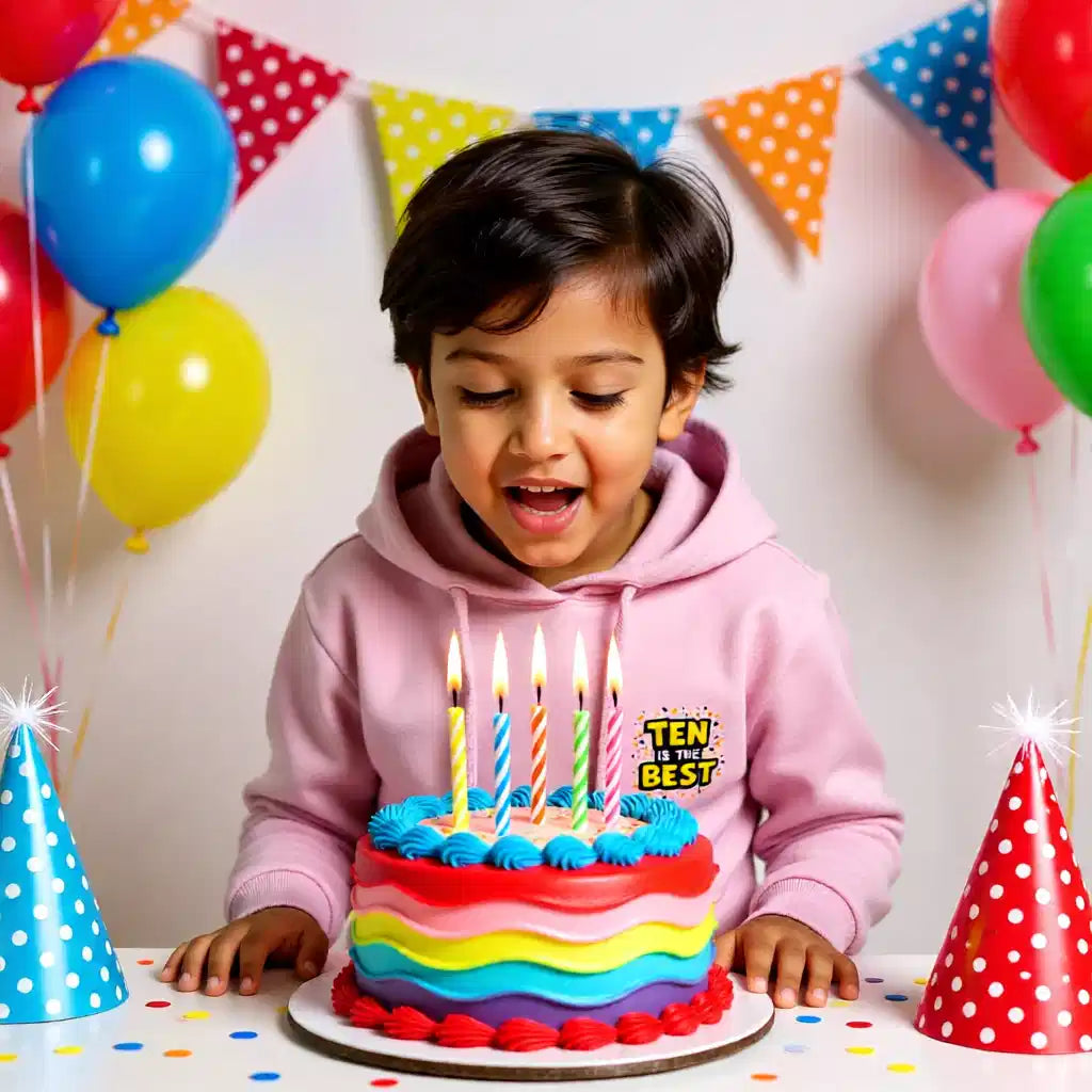 Ten Is The Best Kids Hoodie