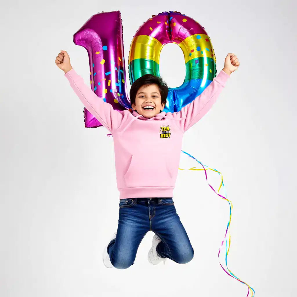 Ten Is The Best Kids Hoodie