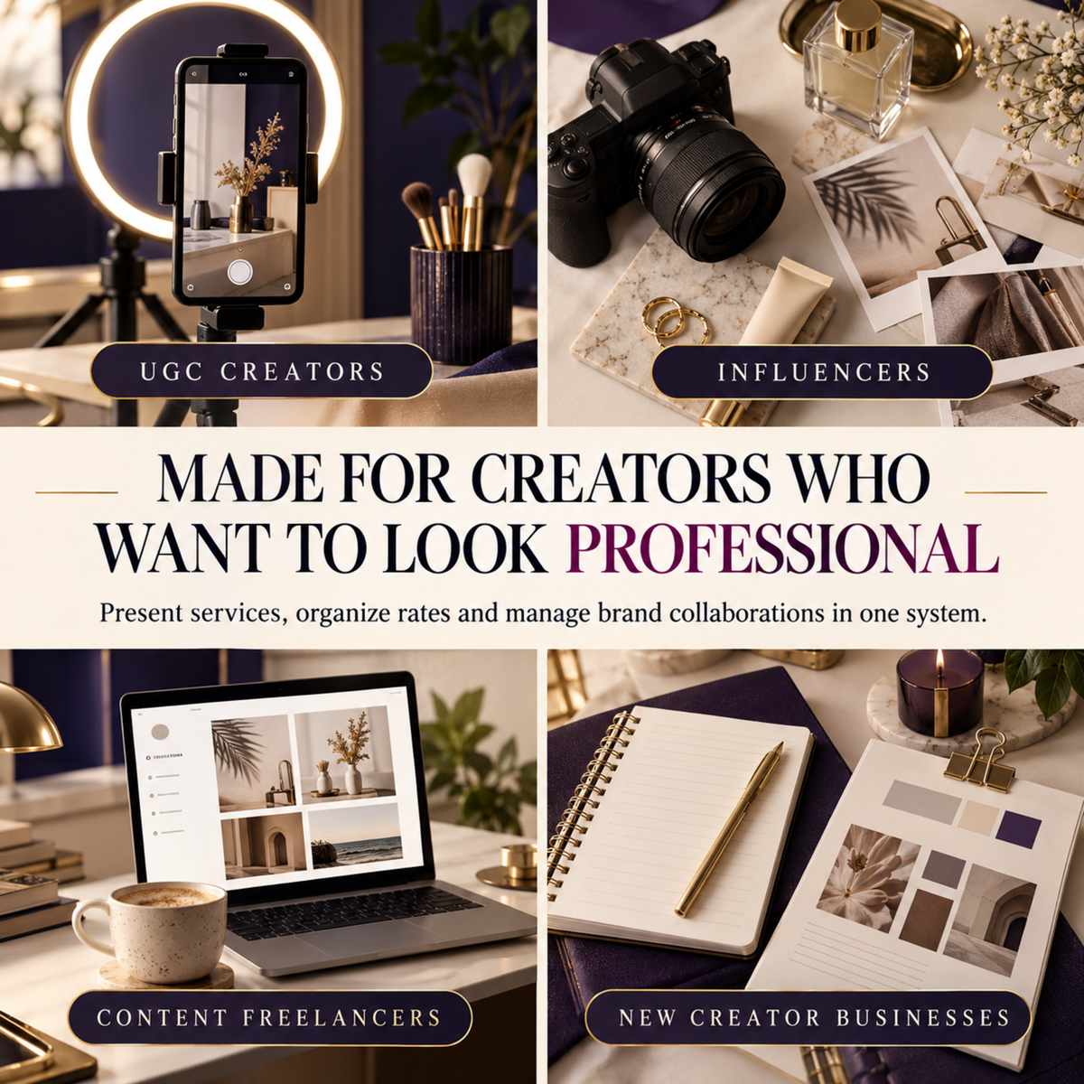 UGC business kit for creators, influencers, freelancers and new creator businesses