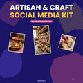 50 Artisan Handmade & Craft Brand AI Prompts — Social Media Kit — Instant Download PDF