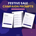 50 Festive Sale Campaign ChatGPT Prompts — Diwali to Black Friday — Instant Download PDF