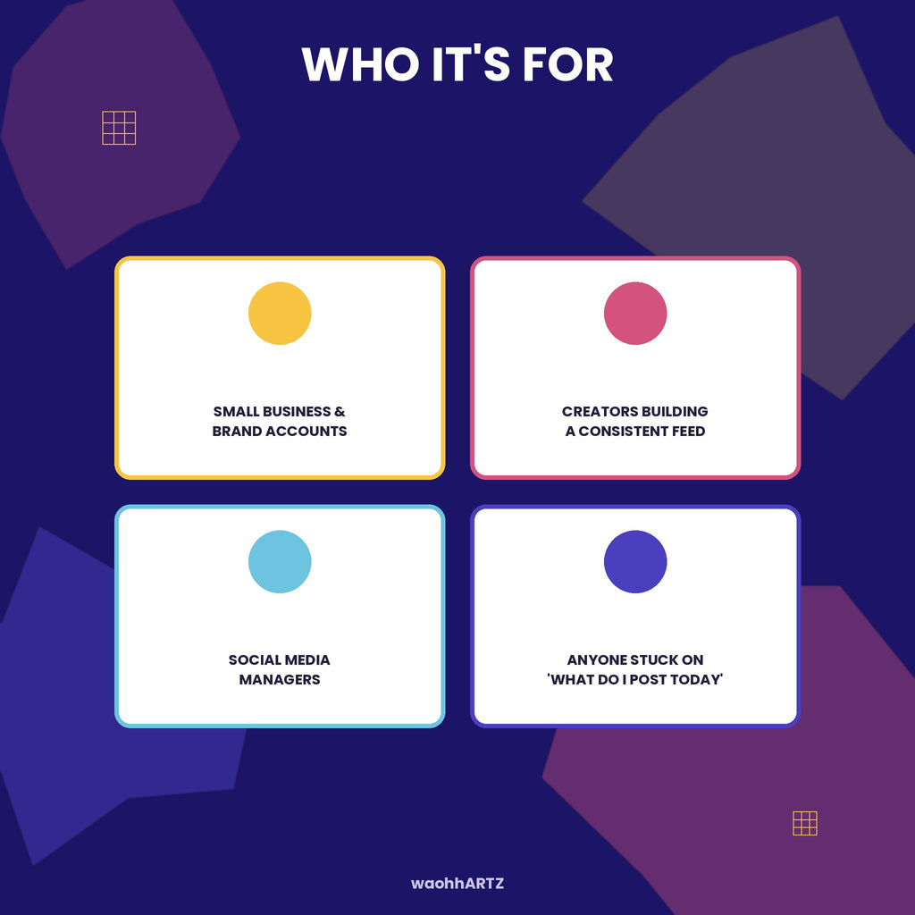 30 Day Instagram Content Prompt Calendar — Reels, Carousels & Stories — Instant Download PDF